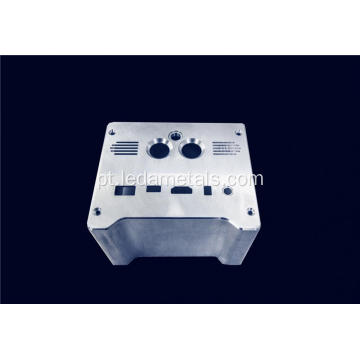 Equipamento de áudio personalizado Habitação de peças de extrusão CNC de alumínio